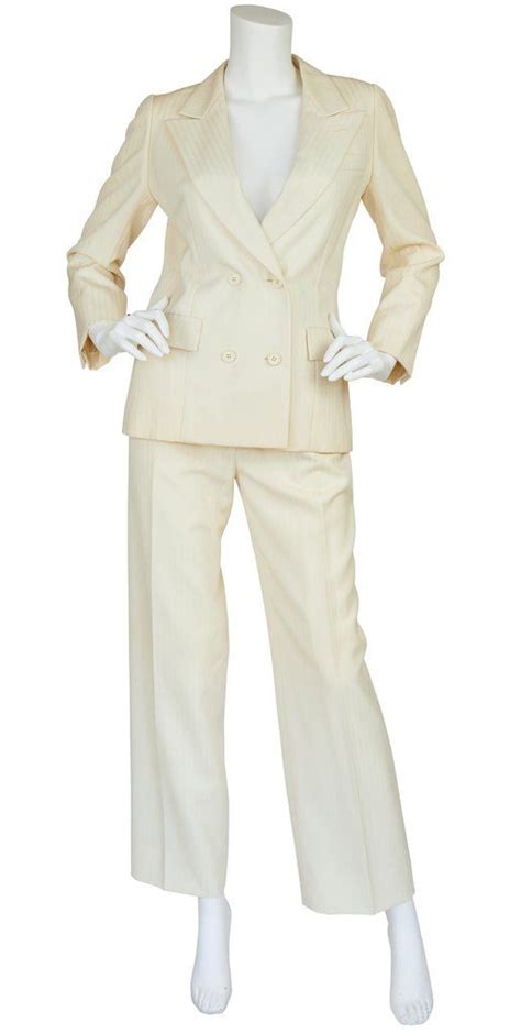 cream colored christian dior cropped pant suit where to buy|Dior ready to wear clothing.